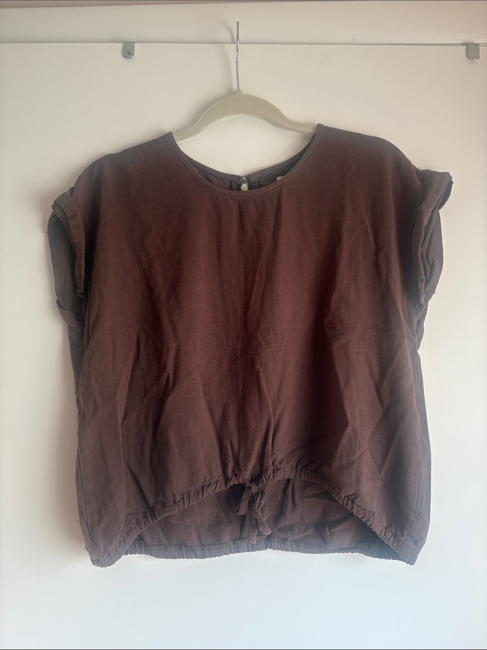 Tie front shirt